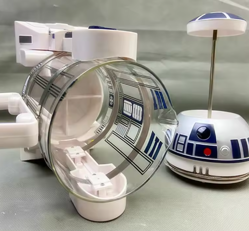 Cartoon Robot Manual Coffee Maker (960ml) – Thermal Moka Pot