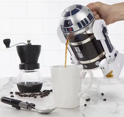 Cartoon Robot Manual Coffee Maker (960ml) – Thermal Moka Pot