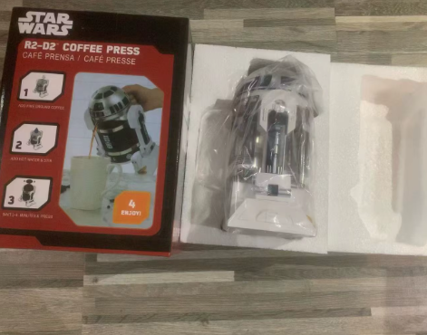 Cartoon Robot Manual Coffee Maker (960ml) – Thermal Moka Pot