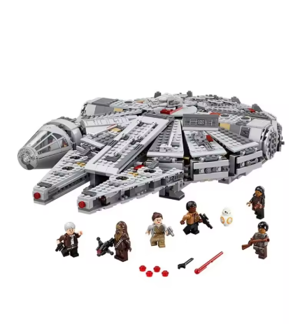 Falcon Spaceship Bricks Set – Spacecraft Building Kit for Kids (And not only)