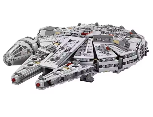 Falcon Spaceship Bricks Set – Spacecraft Building Kit for Kids (And not only)