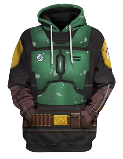 Space-Fantasy Graphic Hoodie