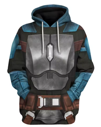 Space-Fantasy Graphic Hoodie