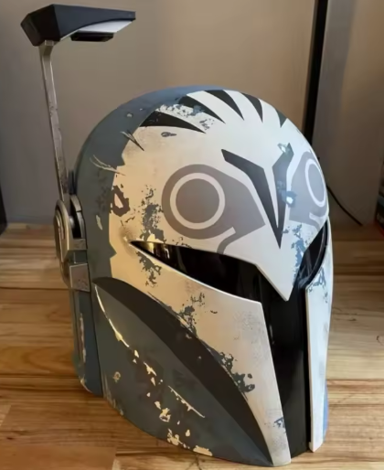 Female Warrior Cosplay Helmet Mask – Wearable Costume Prop for Halloween & Conventions