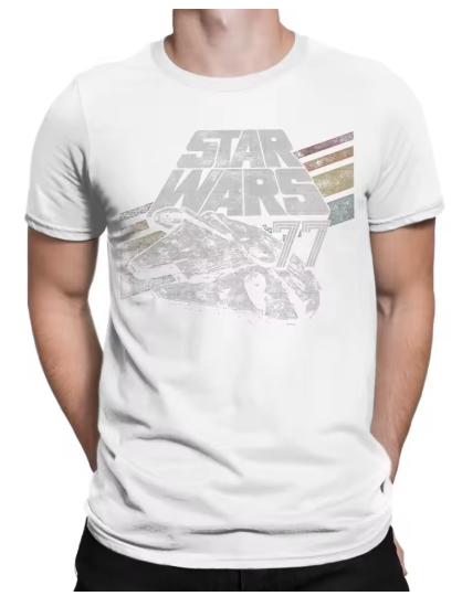 Men’s Retro Starship Graphic T-Shirt