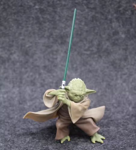 Action Figure with Green Energy Sword – Collectible Toy