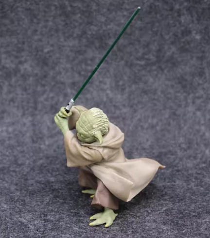 Action Figure with Green Energy Sword – Collectible Toy