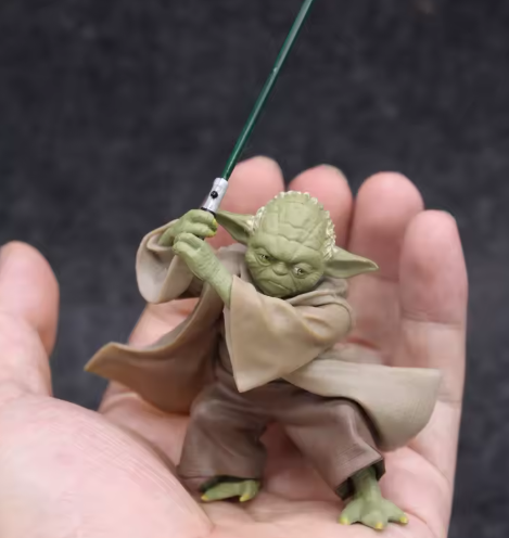 Action Figure with Green Energy Sword – Collectible Toy